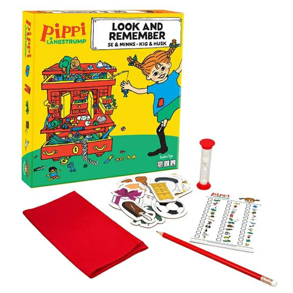 Hot Kig og husk-spil - Pippi Langstrømpe