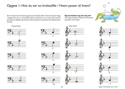 Klaverleg fra ikoner til noder