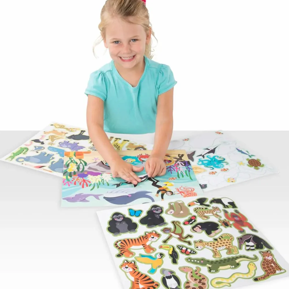 Hot Melissa & Doug Klistermærkebog - Dyreliv