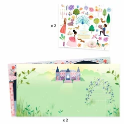 Outlet Djeco Klistermærkebog - På slottet