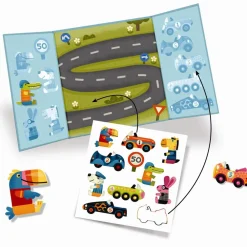 Hot Djeco Klistermærker (fra 18 mdr.) - Biler