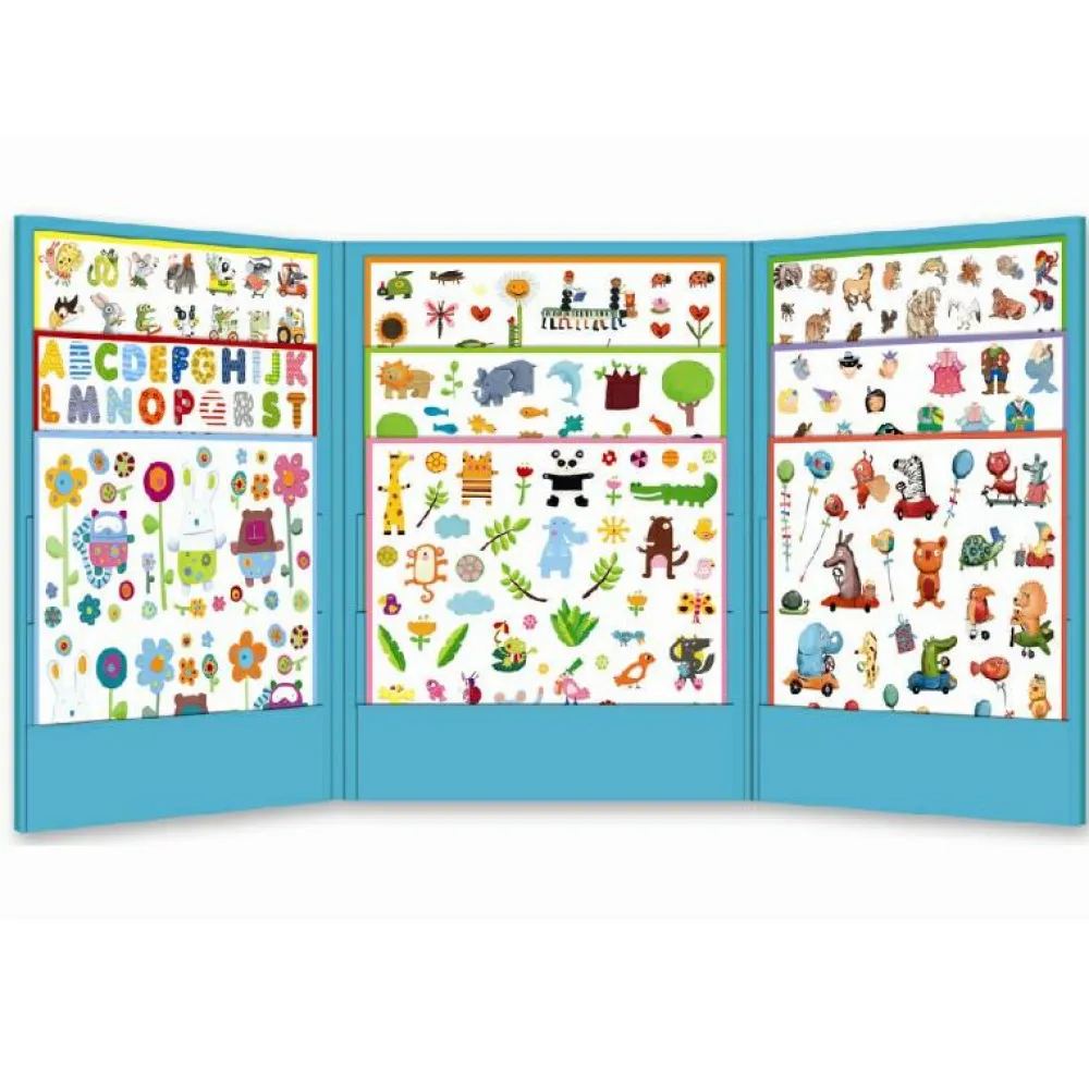 New Djeco Klistermærker til de små, 1.000 stk.