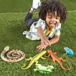 Online Learning Resources Kæmpe krybdyr og padder, 5 stk