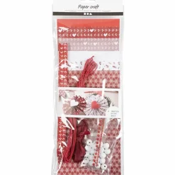 New Creativ Company Kreapakke - Jul, Rød/Hvid