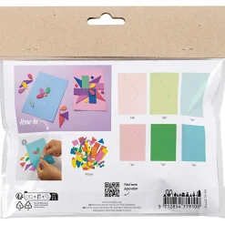 Hot Creativ Company Kreapose - Lav dekorationskort m. mønstre