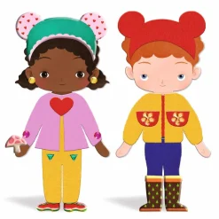 Djeco Kreativ med filt - Klæd mig på