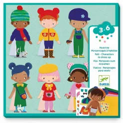 Djeco Kreativ med filt - Klæd mig på