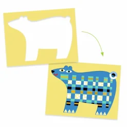 Discount Djeco Kreativ med papir - Væve-kunst