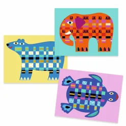 Discount Djeco Kreativ med papir - Væve-kunst