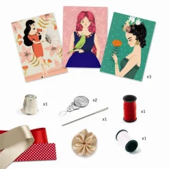 Online Djeco Kreativ æske - Dekorer med frynser