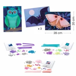 Clearance Djeco Kreativ æske - Dekorer nattens dyr