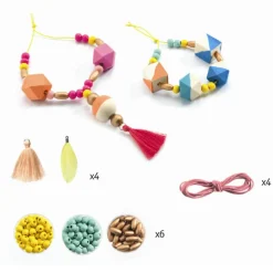 Discount Djeco Kreativ æske - Lav smykker, geometri og frynser