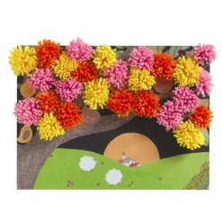 Clearance Djeco Kreativ æske - Pynt med pomponer