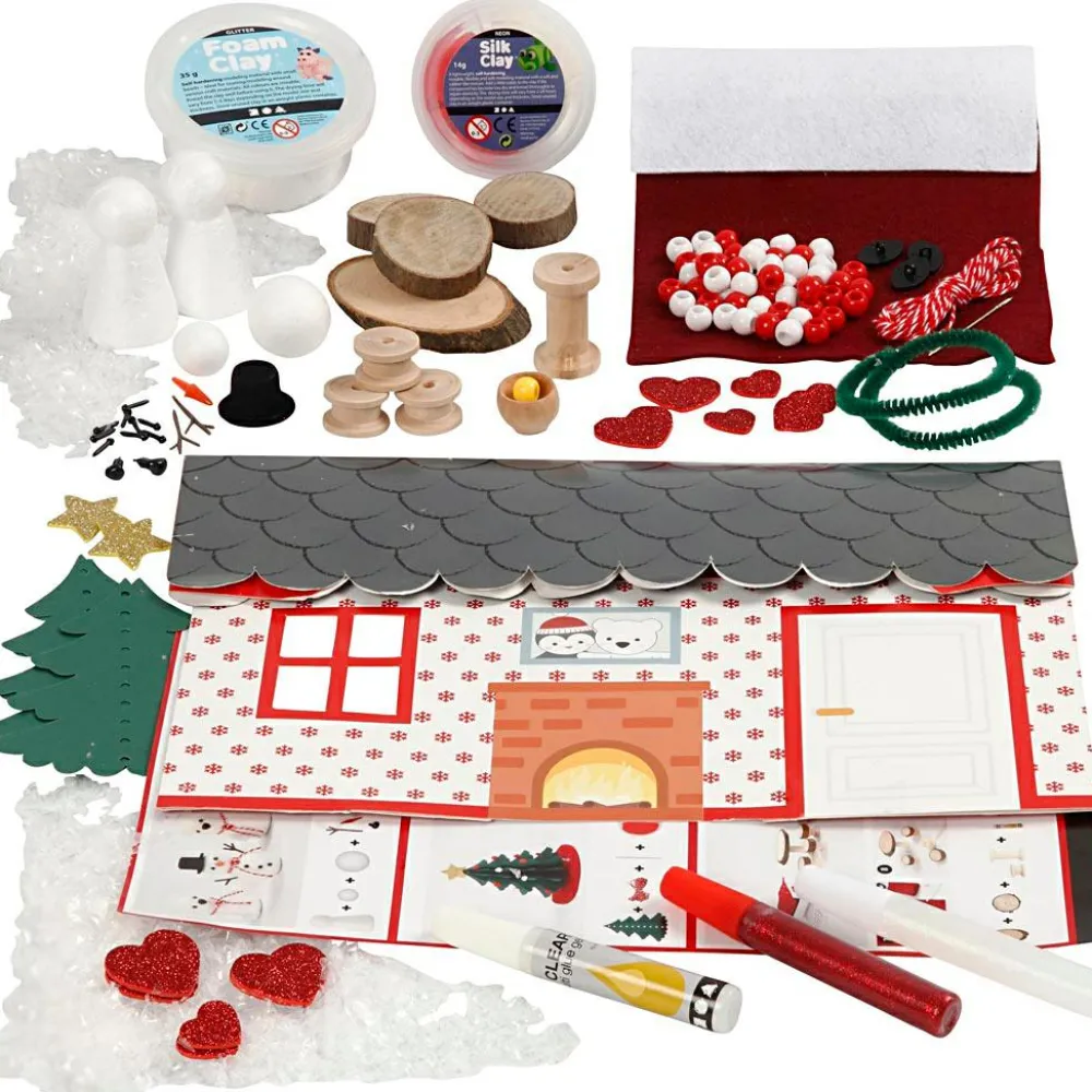 Sale Creativ Company Kreativitetssæt - Julehus