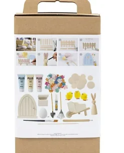 New Creativ Company Kreativitetssæt - Påskeharens dør