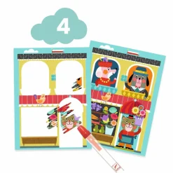 Hot Djeco Kreativt aktivitetssæt - Kat og hendes venner