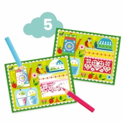 Hot Djeco Kreativt aktivitetssæt - Kat og hendes venner