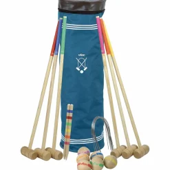 Online Vilac Kroketspil med 6 køller - L: 85 cm