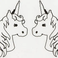 Sale Creativ Company Krympeplast m. motiver - Enhjørning, 4 ark