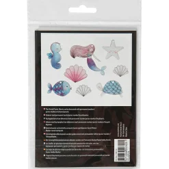 Sale Creativ Company Krympeplast m. motiver - Havfrue, 4 ark