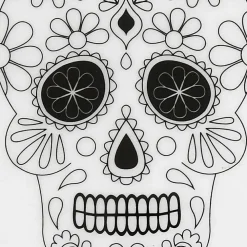 Hot Creativ Company Krympeplast m. motiver - Kranier, 4 ark