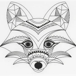 Creativ Company Krympeplast m. motiver - Vilde dyr, 4 ark