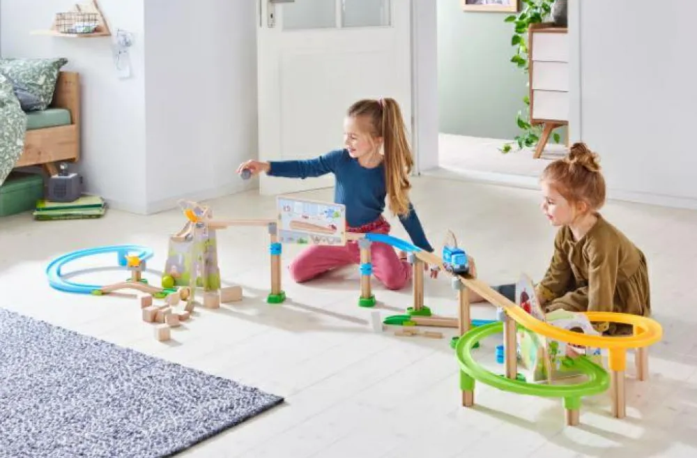 New Haba Kullerbü kuglebane - Det store bjerg-eventyr