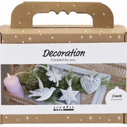 New Creativ Company Lav juleophæng med prægefolie