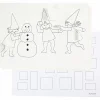 Clearance Creativ Company Lav selv julekalender (sneboldkamp), 30 stk