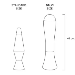 Clearance Lavalampe - Blå/lime