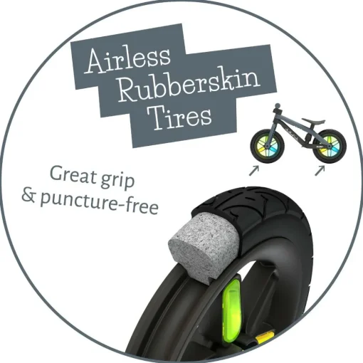 Sale Chillafish Løbecykel BMXie GLOW - Antracit (2-5 år)