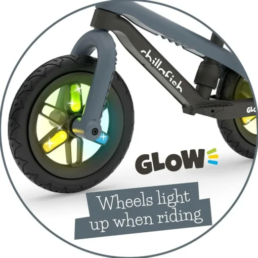 Sale Chillafish Løbecykel BMXie GLOW - Antracit (2-5 år)