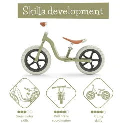 Discount Chillafish Løbecykel Charlie LUX  - Oliven (2-5 år)