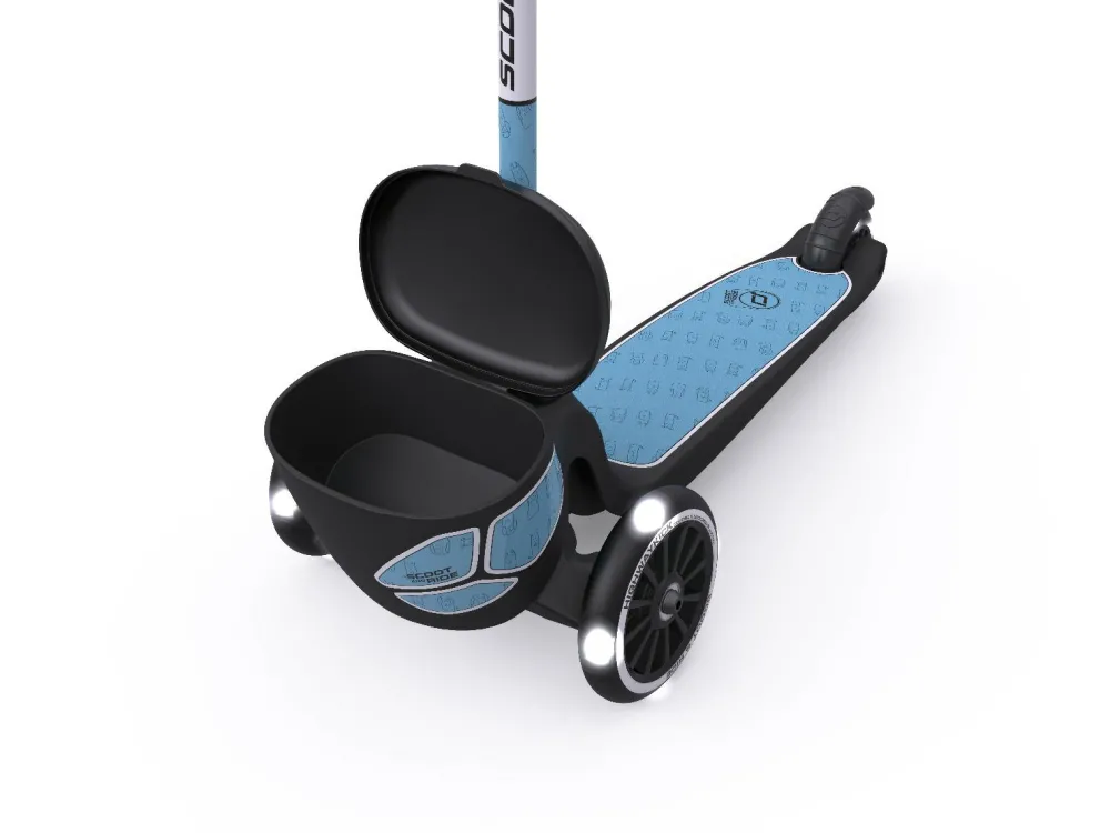 Best Scoot & Ride Løbehjul - Highwaykick 2 Lifestyle m. LED, Steel