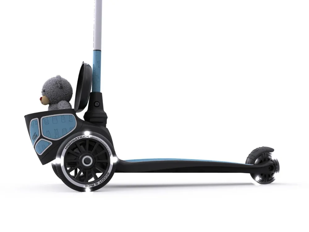 Best Scoot & Ride Løbehjul - Highwaykick 2 Lifestyle m. LED, Steel