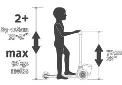 Hot Scoot & Ride Løbehjul - Highwaykick 2 Lifestyle, Leopard