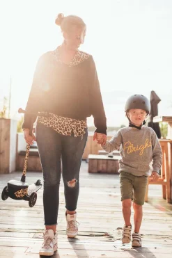 Hot Scoot & Ride Løbehjul - Highwaykick 2 Lifestyle, Leopard