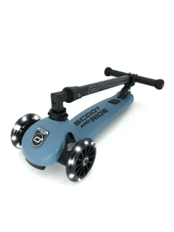 Discount Scoot & Ride Løbehjul - Highwaykick 3 m. LED, Steel