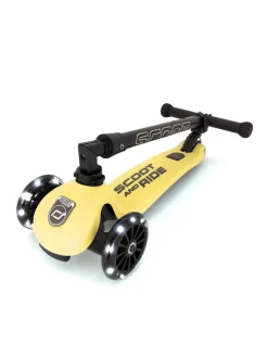 Sale Scoot & Ride Løbehjul - Highwaykick 3 m. LED, Lemon