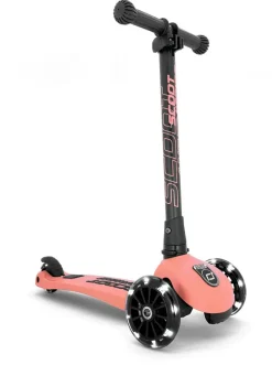 Hot Scoot & Ride Løbehjul - Highwaykick 3 m. LED, Peach