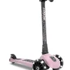 New Scoot & Ride Løbehjul - Highwaykick 3 m. LED, Rose