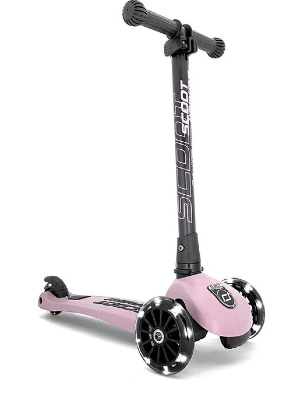 New Scoot & Ride Løbehjul - Highwaykick 3 m. LED, Rose