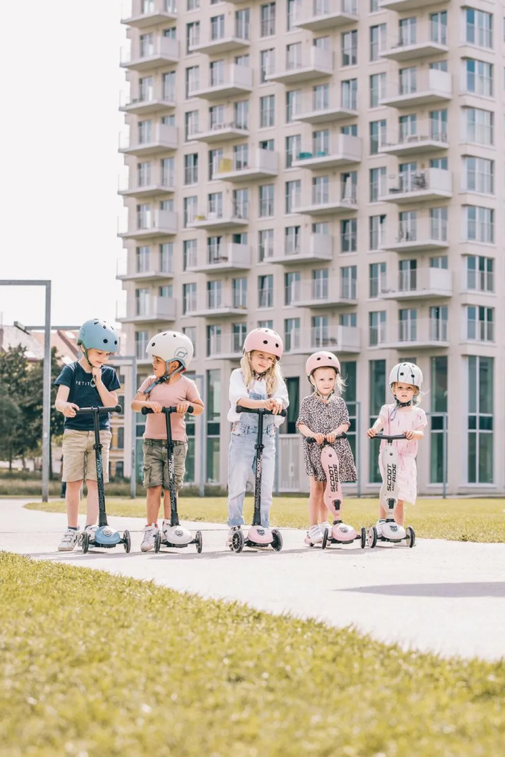 New Scoot & Ride Løbehjul - Highwaykick 3 m. LED, Rose