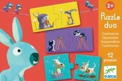 New Djeco Leg & Lær-puslespil - Modsætninger