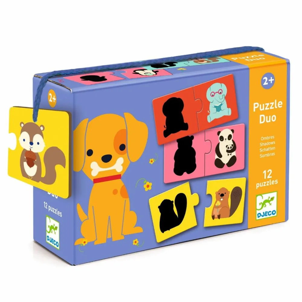 Outlet Djeco Leg & Lær-puslespil - Skygger