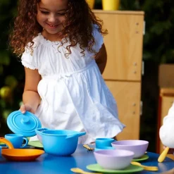 Clearance Green Toys Legekøkken tilbehør - Køkkenudstyr, 27 dele