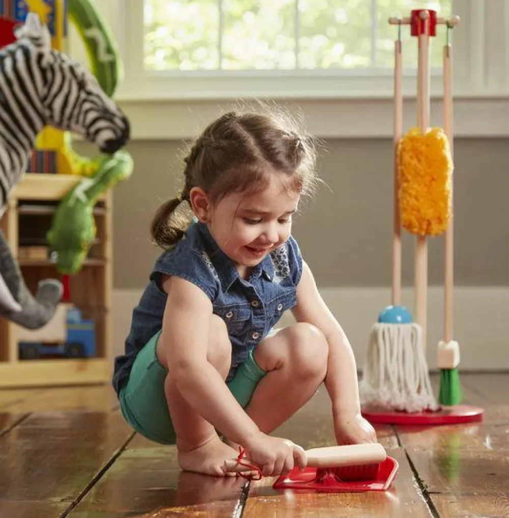 Hot Melissa & Doug Legekøkken tilbehør - Rengøringssæt