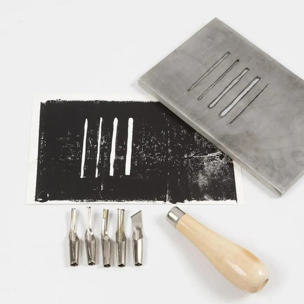 Online Creativ Company Linoleumstryk skæresæt