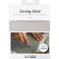 Outlet Creativ Company Linoleumstryk stempelplade 15 x 20 cm, 1 stk