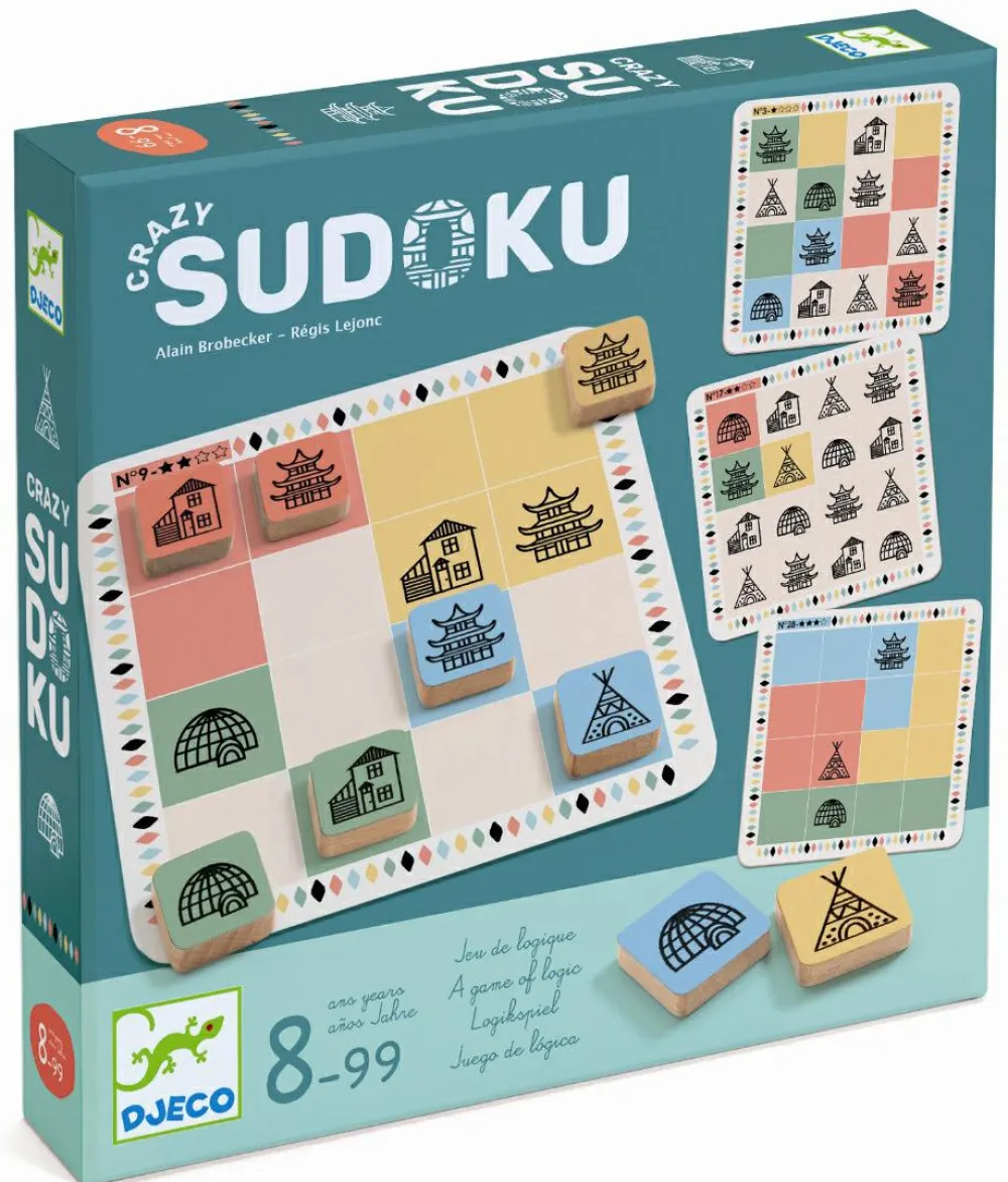 Clearance Djeco Logikspil - Crazy Sudoku